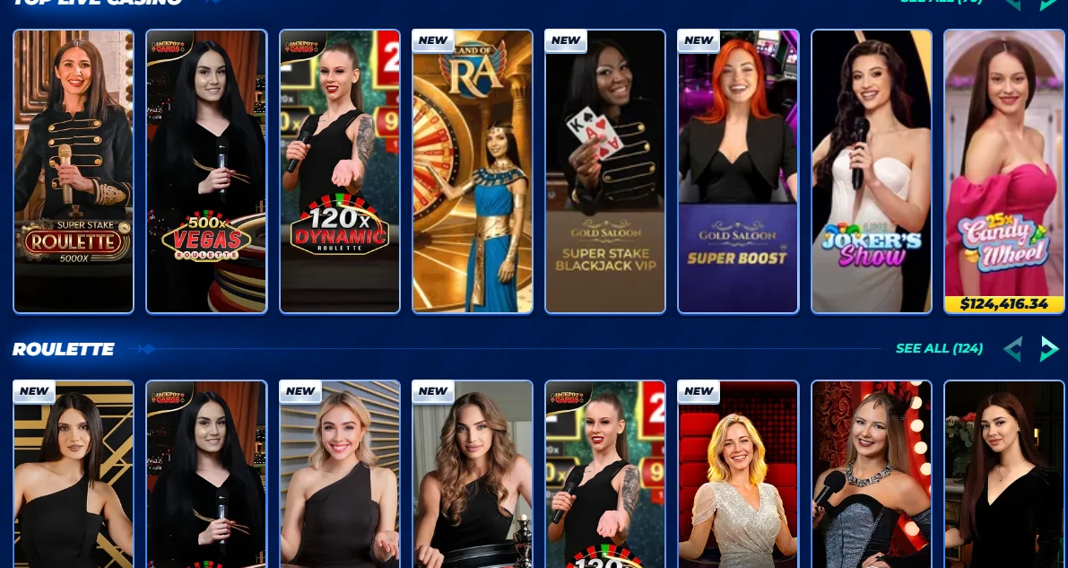 Bassbet: Casinò live